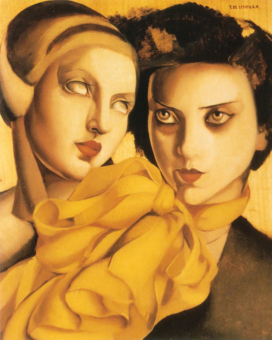 jeunes filles 1927 contemporain Tamara de Lempicka Peintures à l'huile